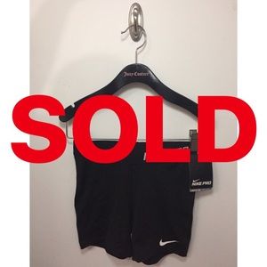 Black Nike Spandex Shorts